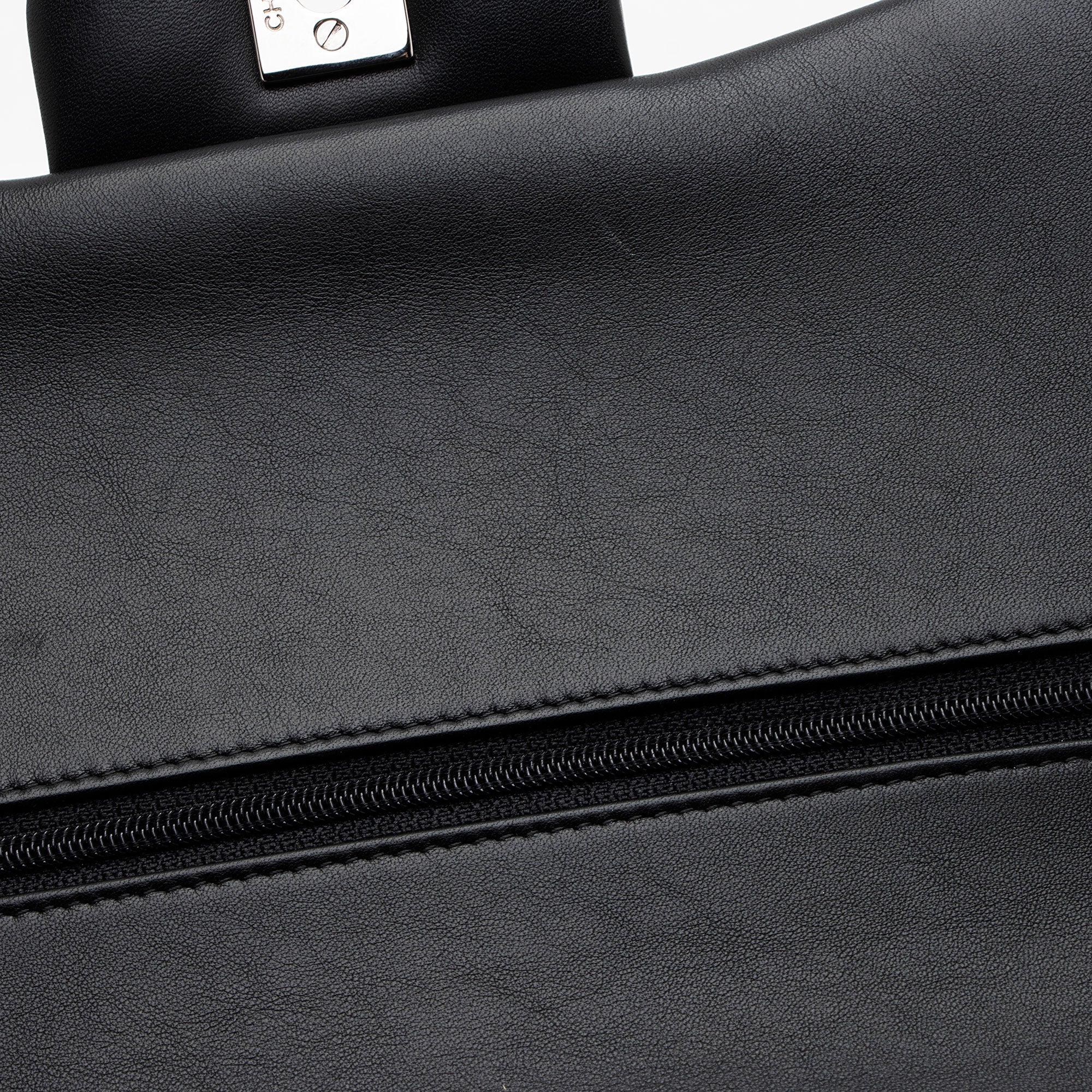 Chanel Patent Leather Classic Jumbo Double Flap Bag