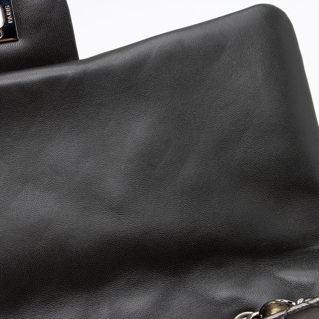 Chanel Patent Leather Classic Jumbo Single Flap Bag (SHF-j2Ye52)
