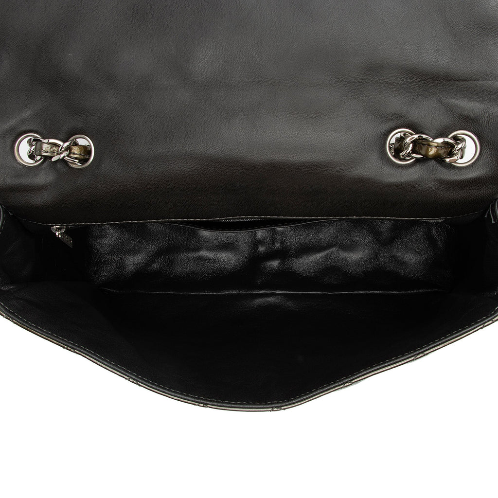 Chanel Patent Leather Classic Jumbo Single Flap Bag (SHF-j2Ye52)