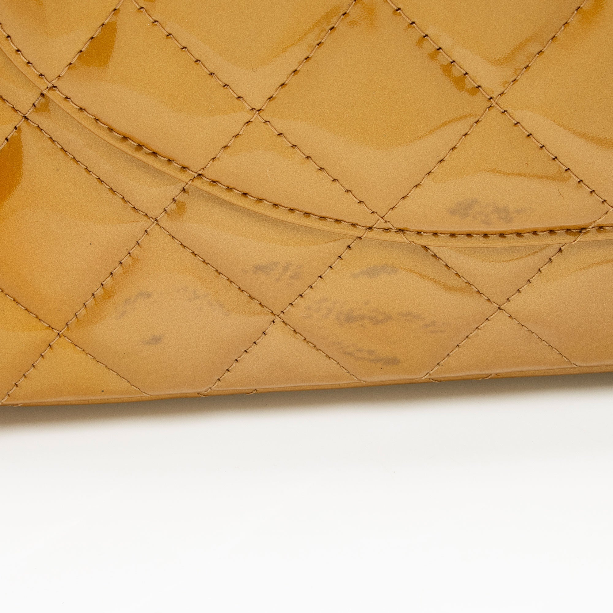 Chanel Patent Leather Classic Maxi Double Flap Bag