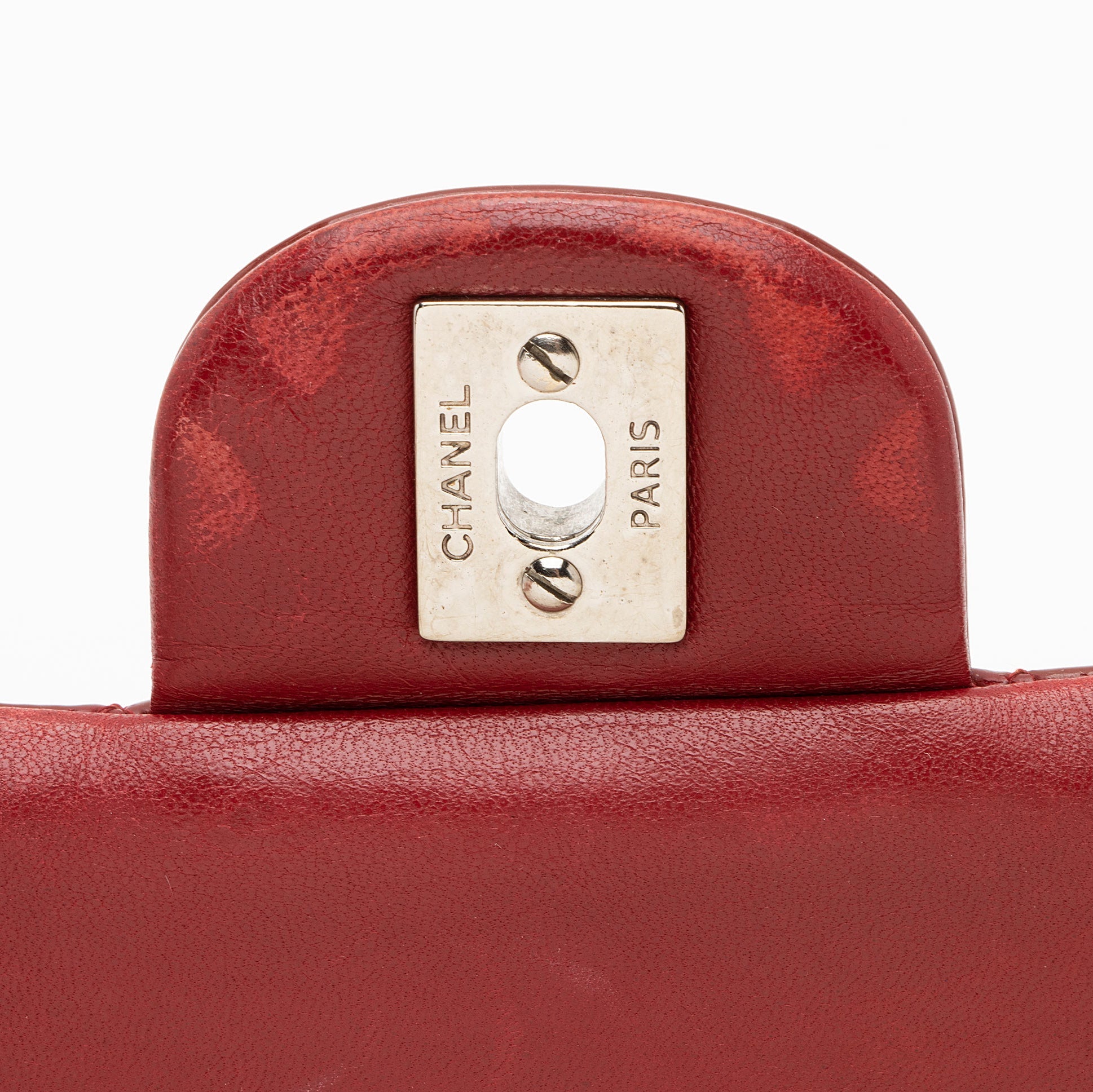 Chanel Patent Leather Classic Medium Double Flap Bag (SHF-BwsnL1)