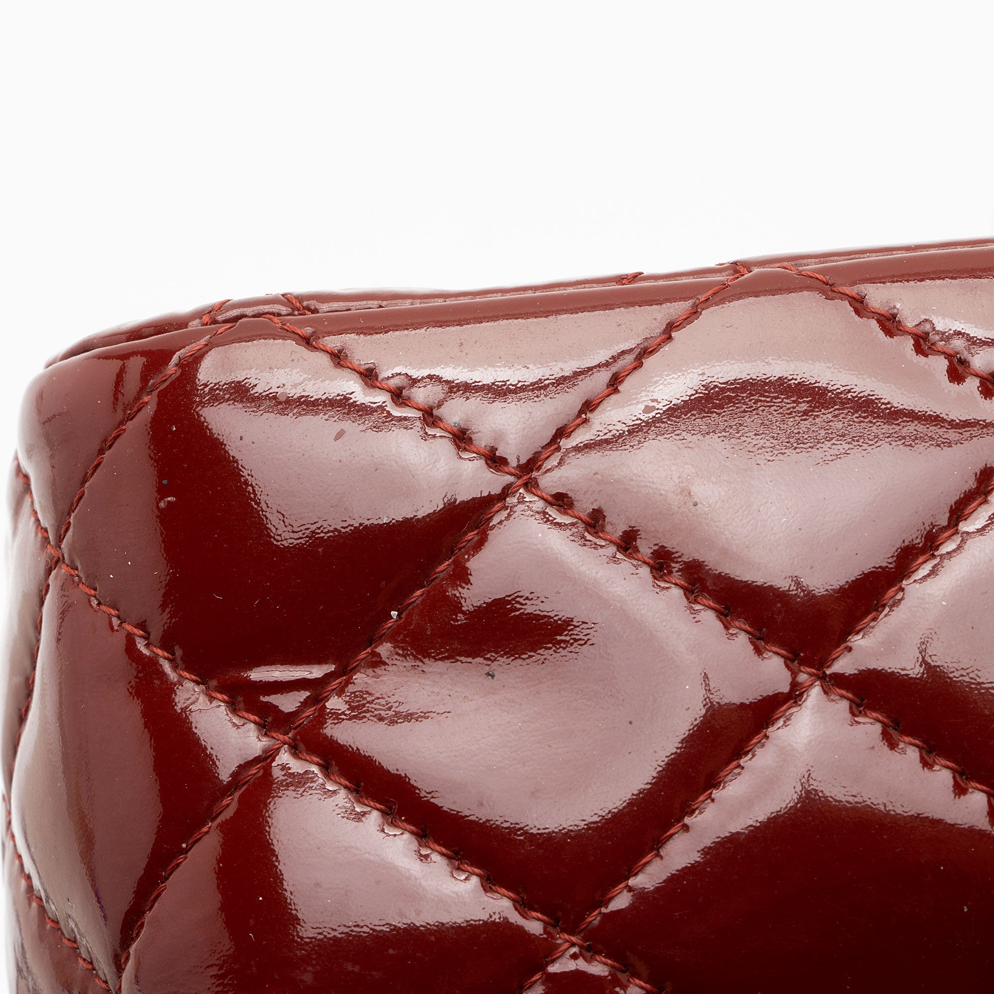 Chanel Patent Leather Classic Medium Double Flap Bag (SHF-BwsnL1)