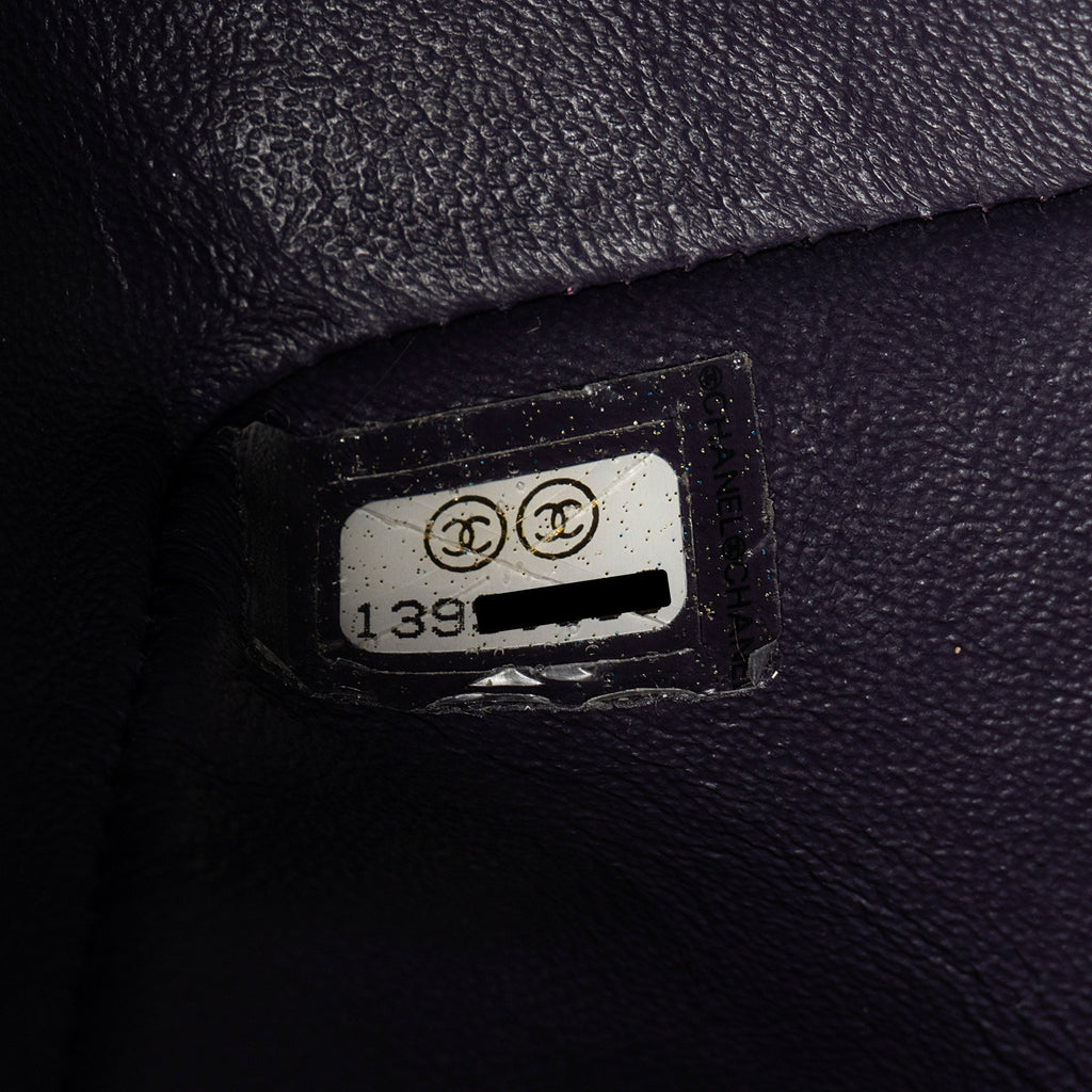 Chanel Patent Leather Classic Square Mini Flap Bag (SHF-Ejwny1)