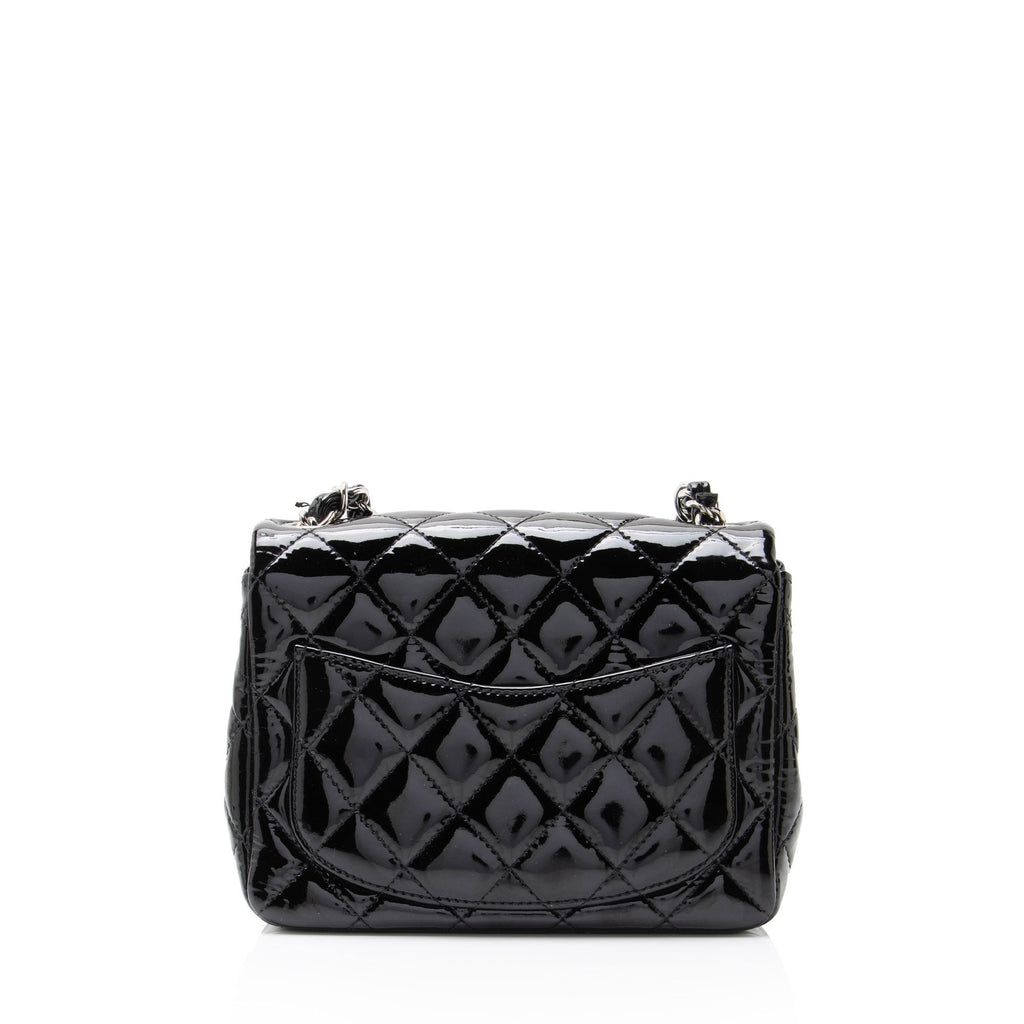 Chanel Patent Leather Classic Square Mini Flap Bag