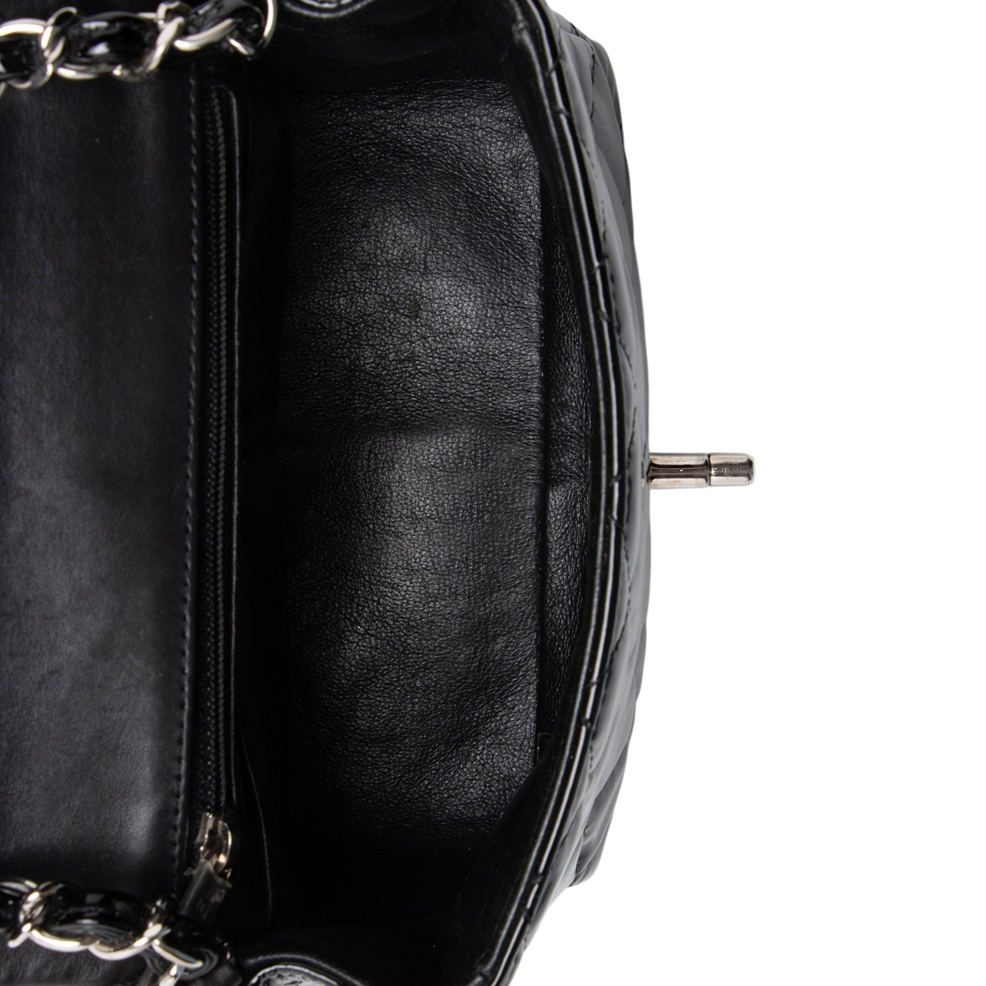 Chanel Patent Leather Classic Square Mini Flap Bag