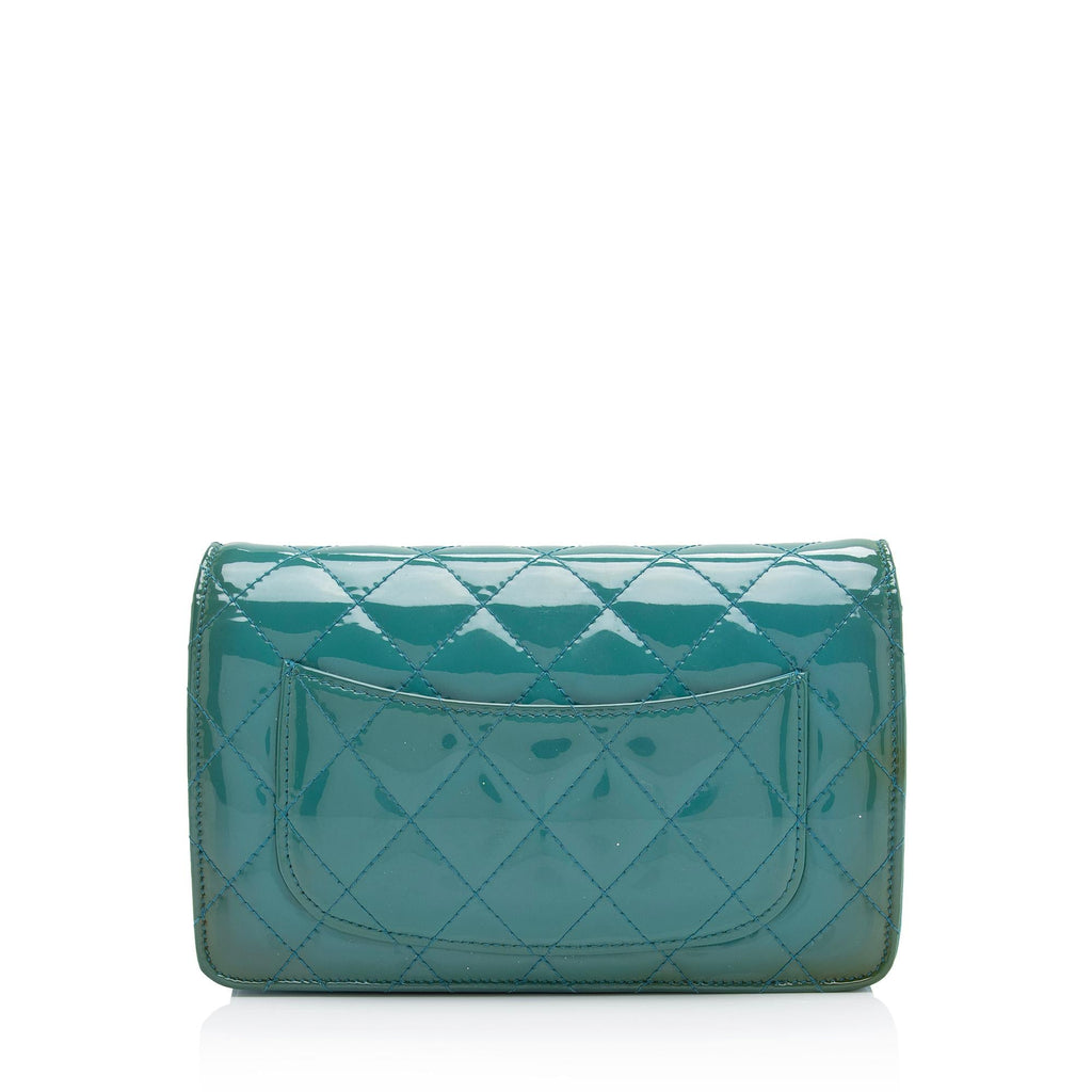 Chanel Patent Leather Classic Wallet on Chain Bag (SHF-znDTuZ)