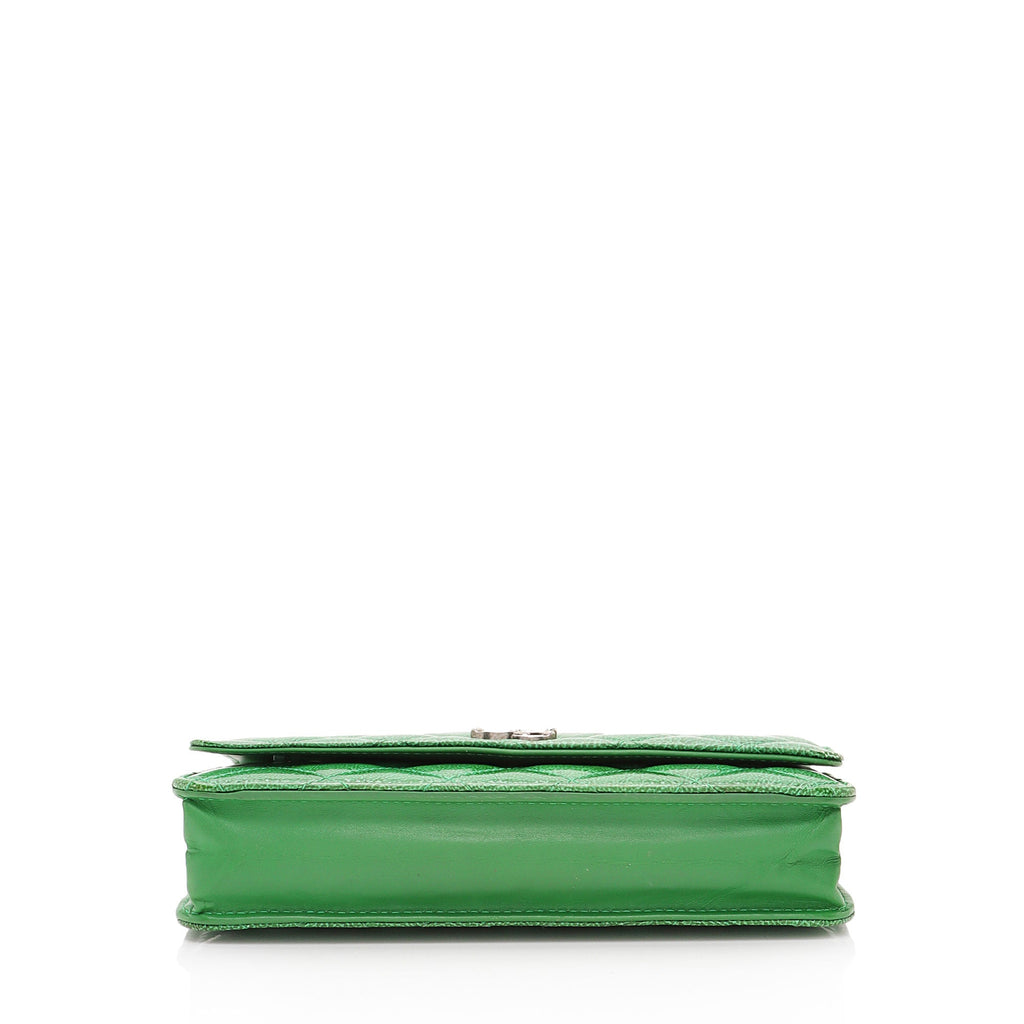 Chanel Patent Leather Classic Wallet on Chain Bag (SHF-p54zjG)