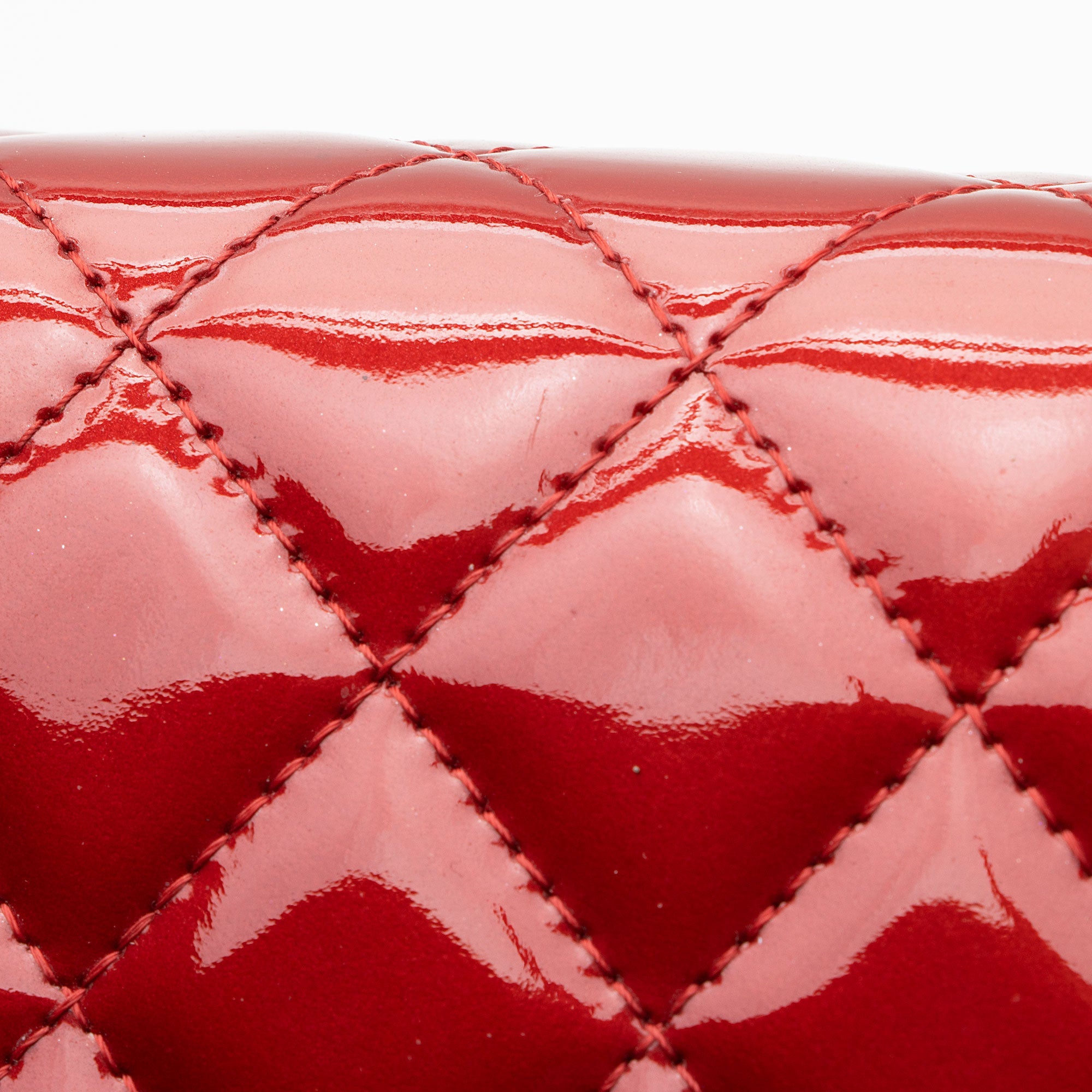 Chanel Patent Leather Classic Wallet on Chain Bag (SHF-kZcSTK)