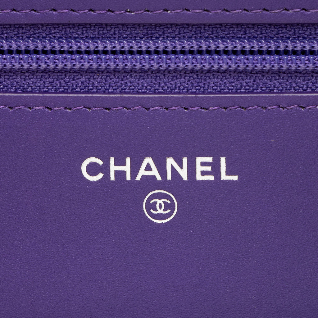 Chanel Patent Leather Classic Wallet on Chain Bag (SHF-0qaVpG)