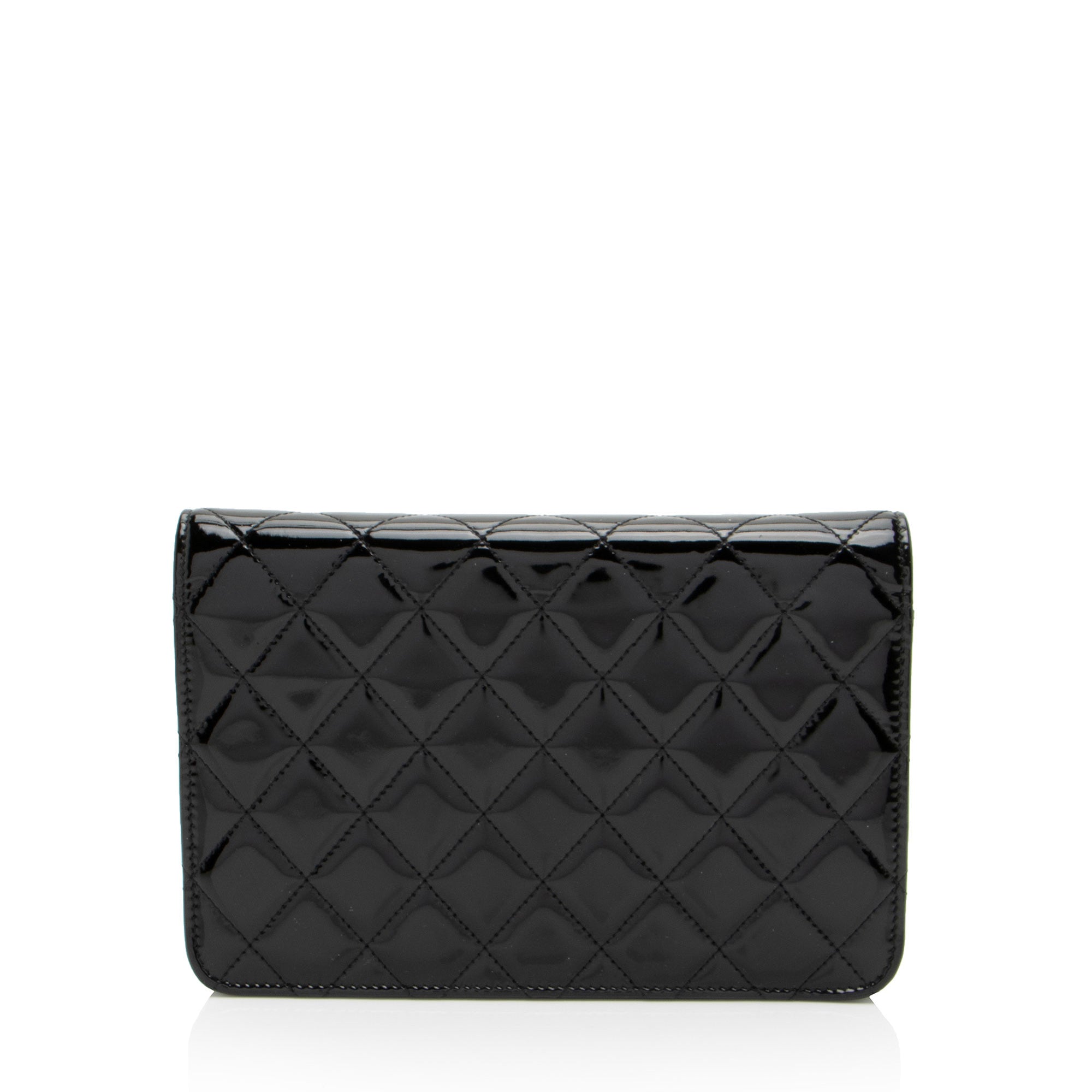 Chanel Patent Leather Classic Wallet on Chain