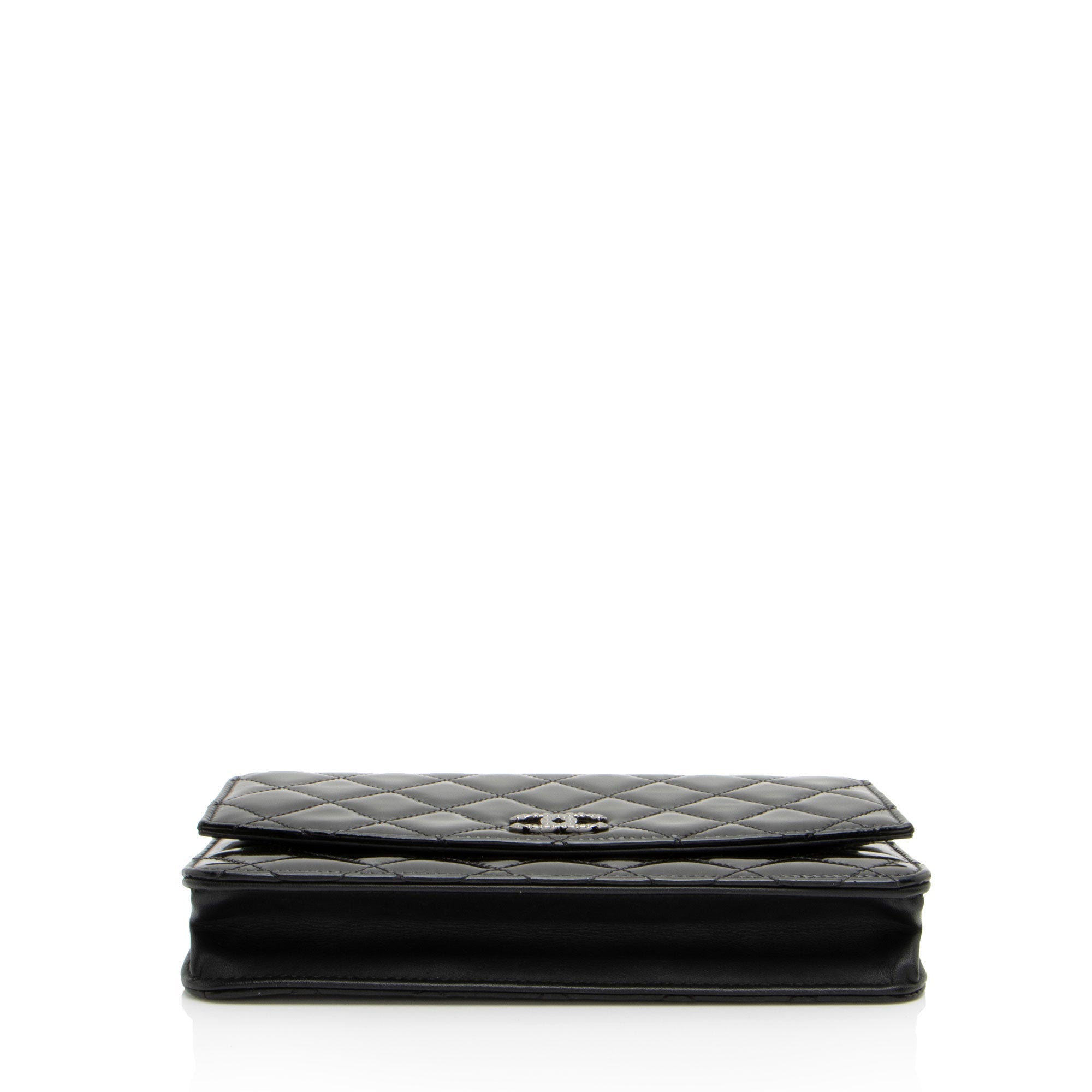 Chanel Patent Leather Classic Wallet on Chain