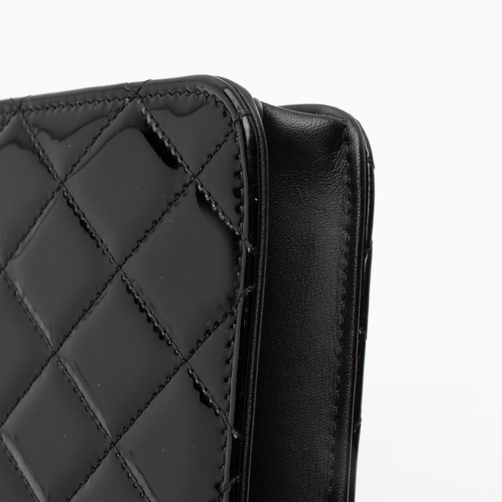 Chanel Patent Leather Classic Wallet on Chain