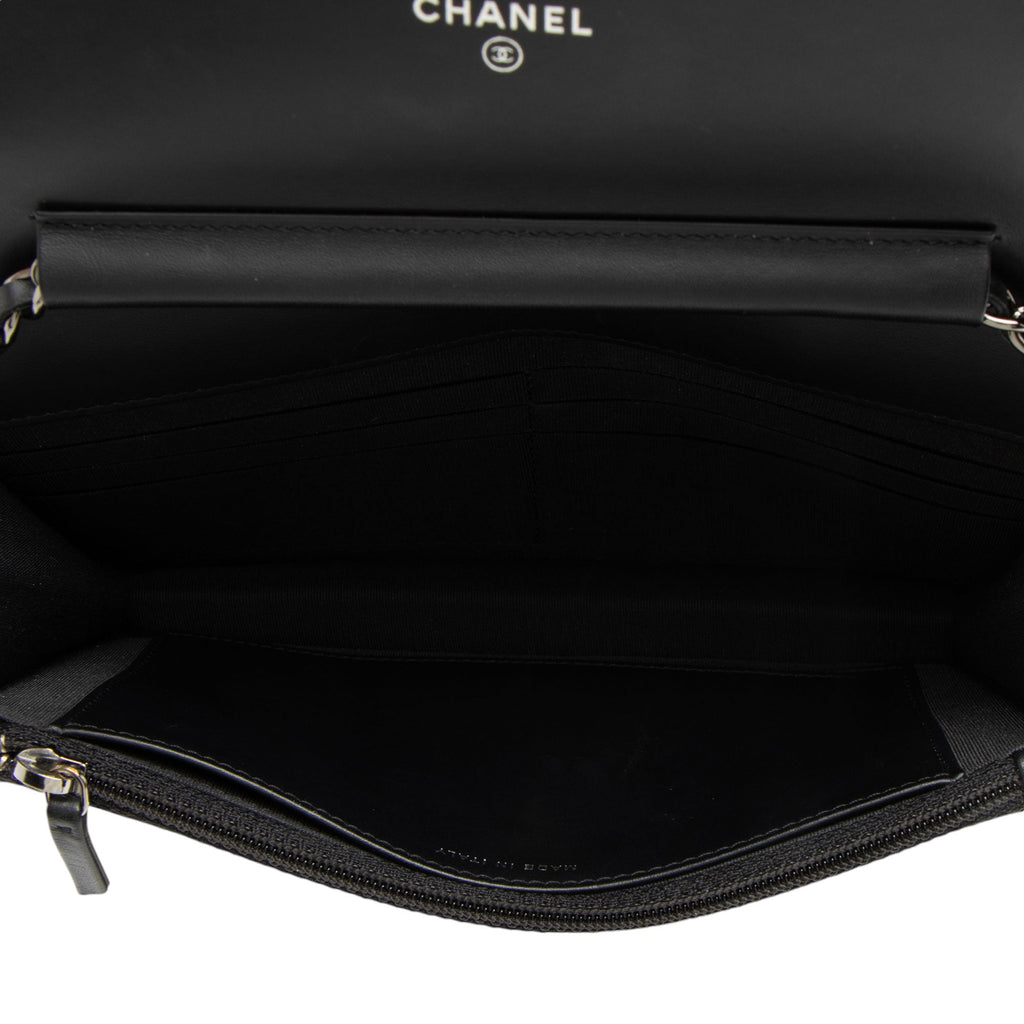 Chanel Patent Leather Classic Wallet on Chain