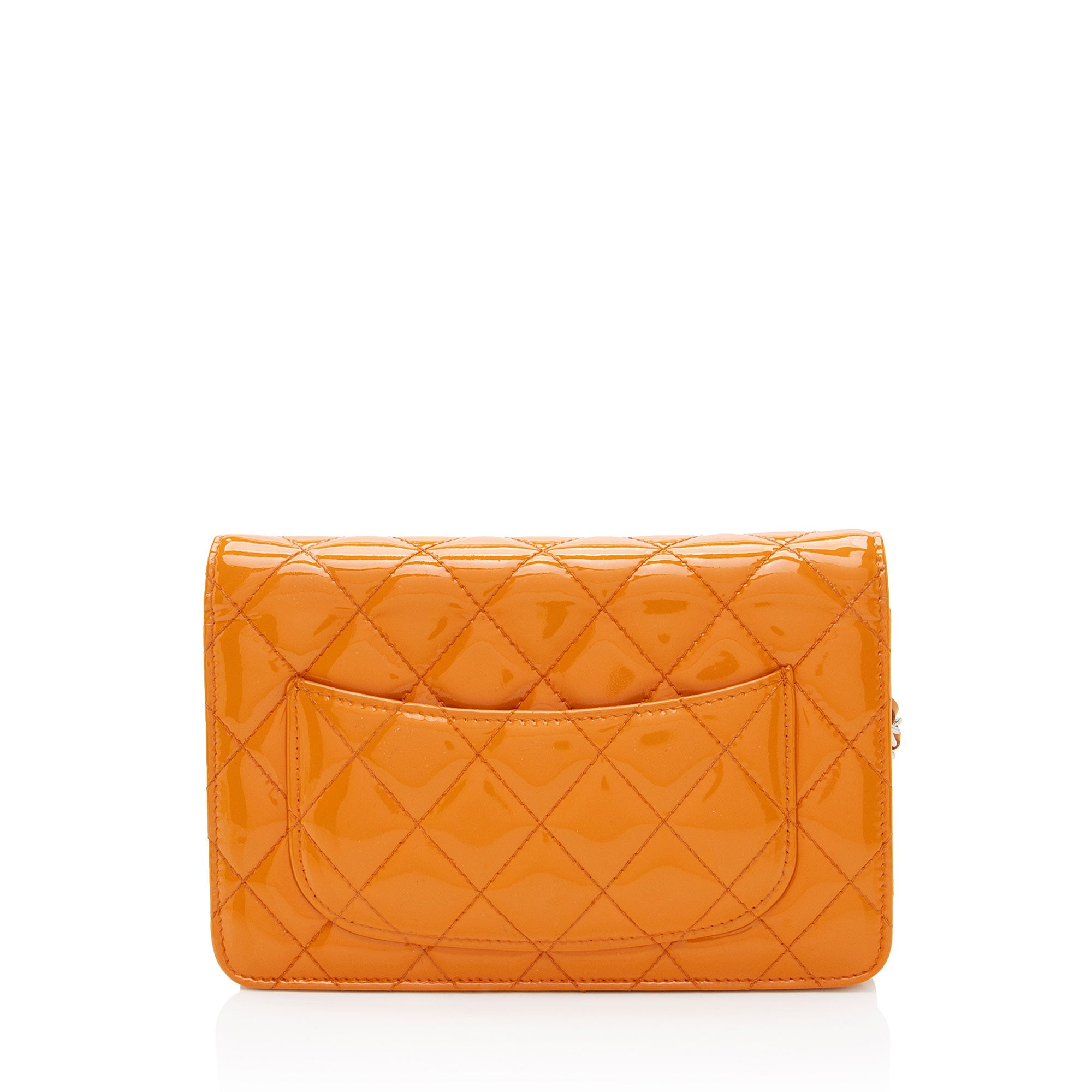 Chanel Patent Leather Classic Wallet on Chain