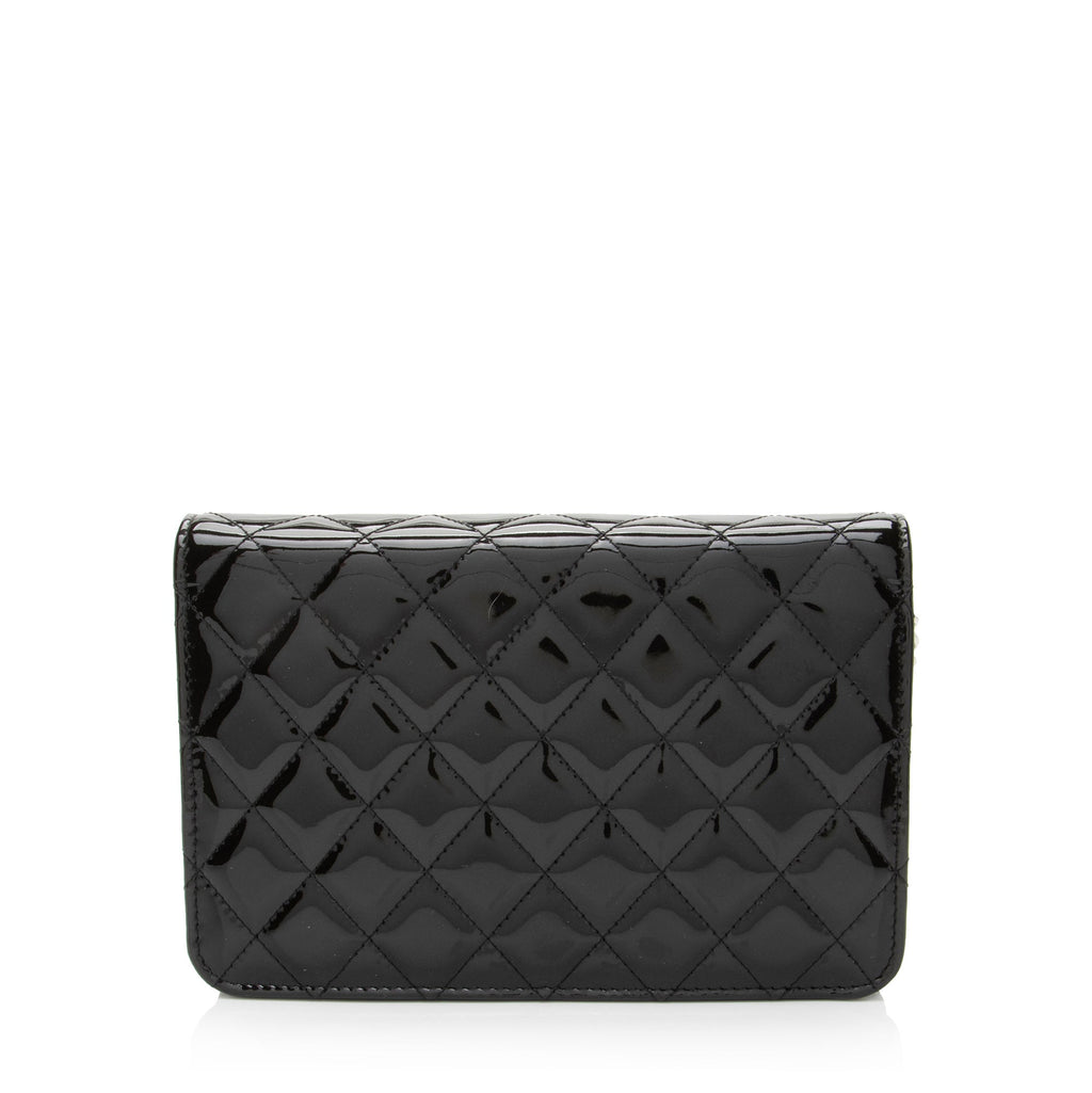 Chanel Patent Leather Classic Wallet on Chain