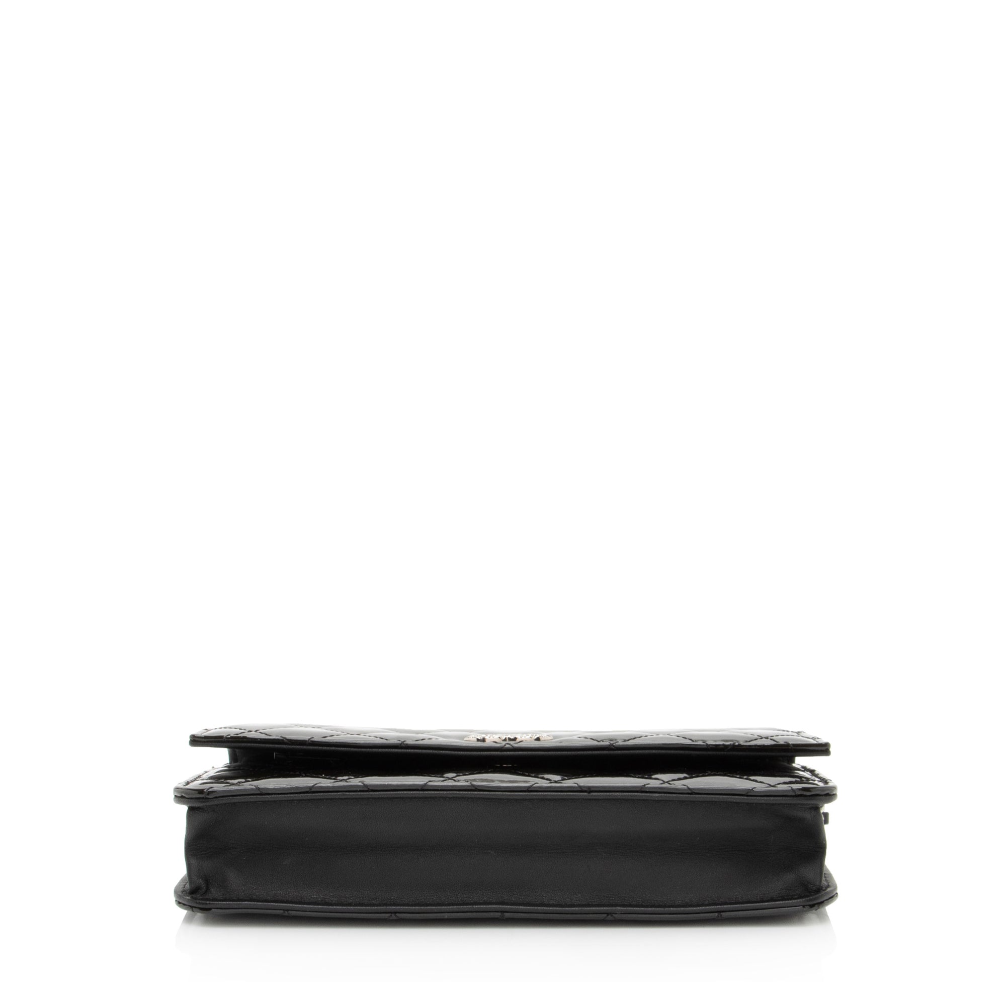 Chanel Patent Leather Classic Wallet on Chain