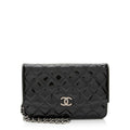 Chanel Patent Leather Classic Wallet on Chain