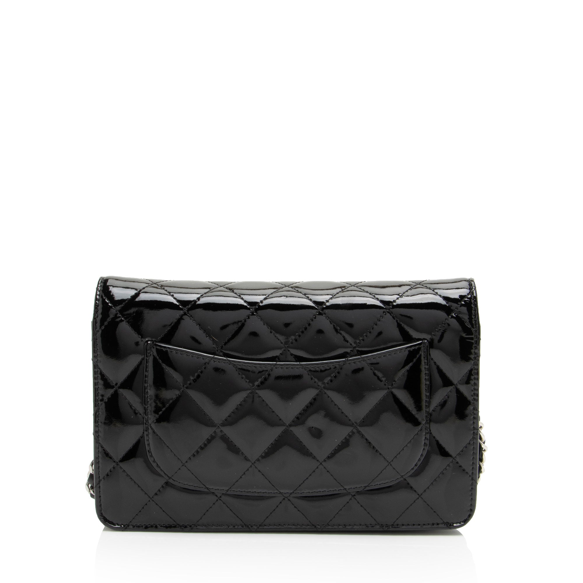 Chanel Patent Leather Classic Wallet on Chain