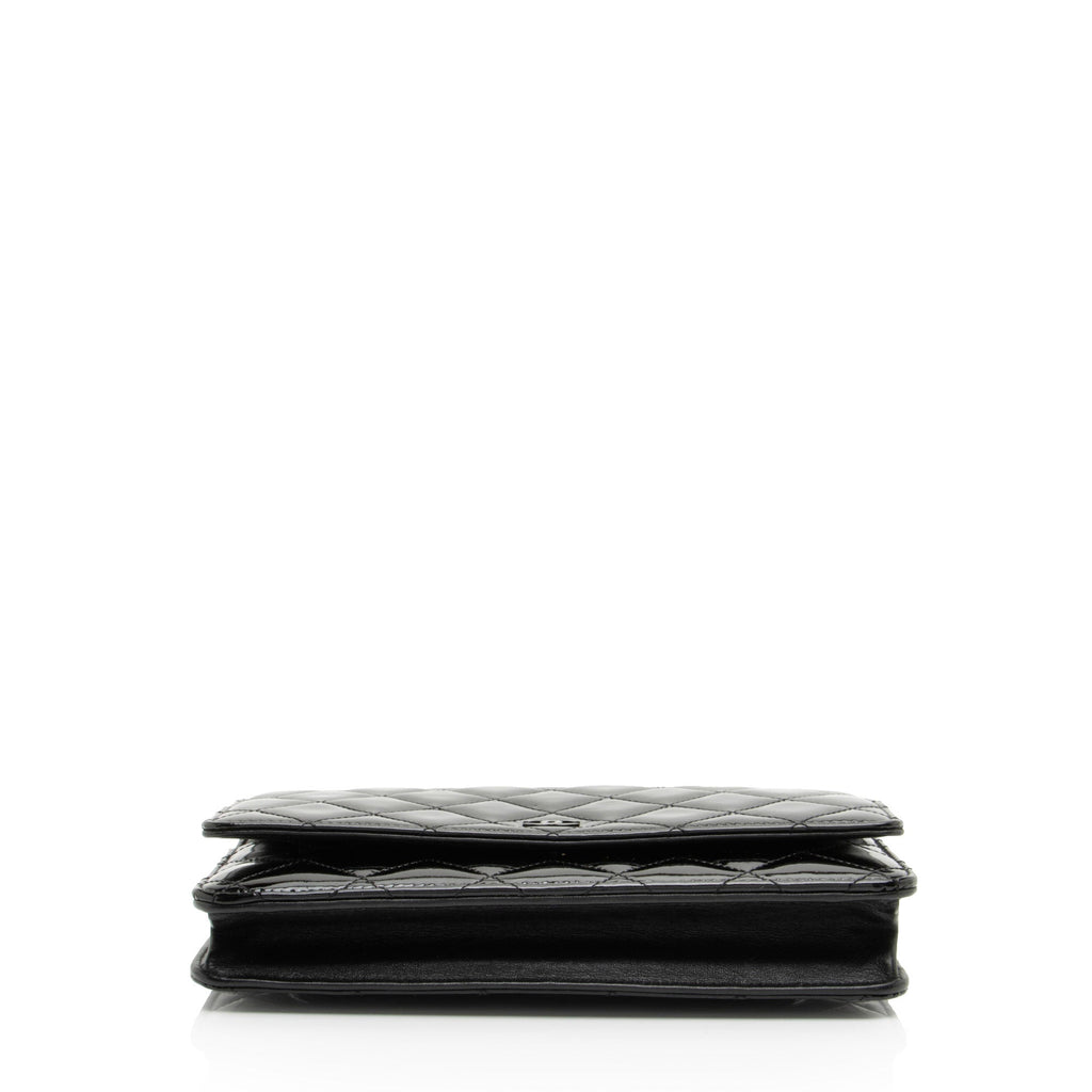 Chanel Patent Leather Classic Wallet on Chain