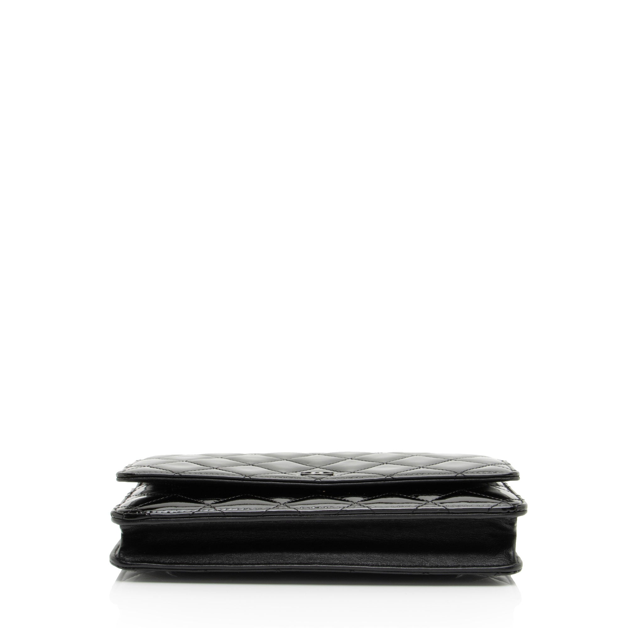Chanel Patent Leather Classic Wallet on Chain