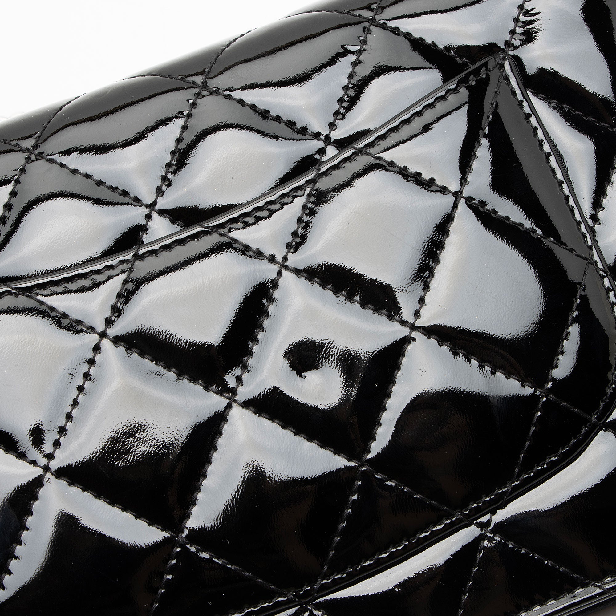 Chanel Patent Leather Classic Wallet on Chain