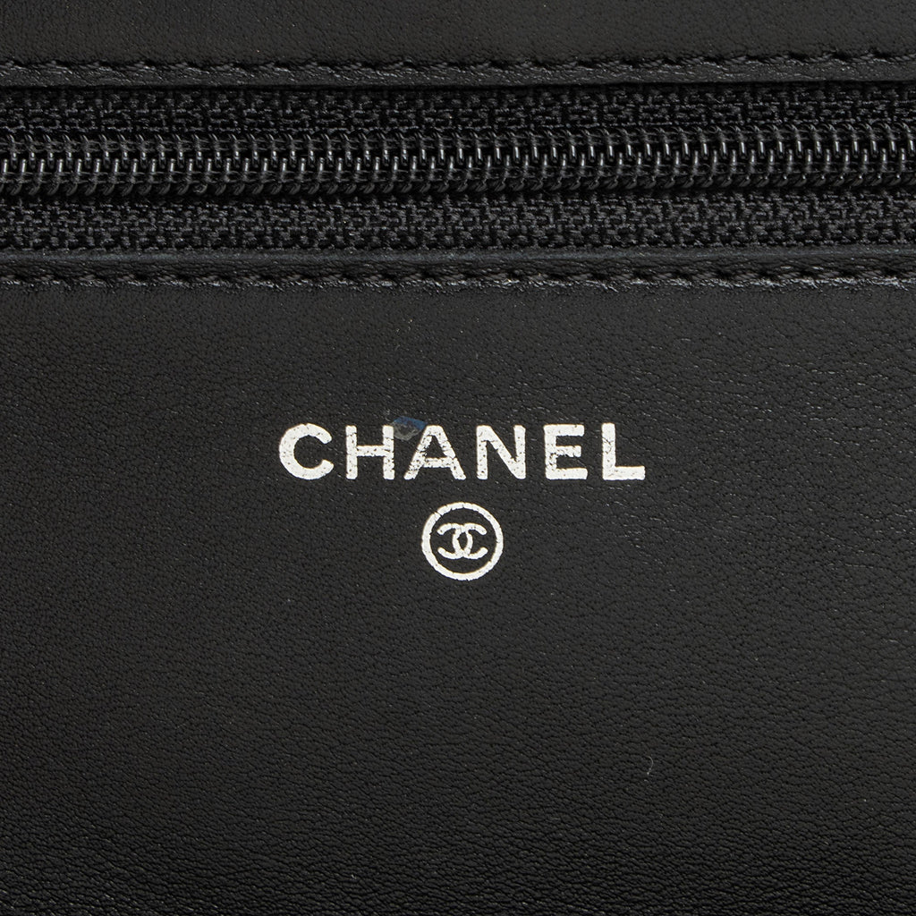 Chanel Patent Leather Classic Wallet on Chain