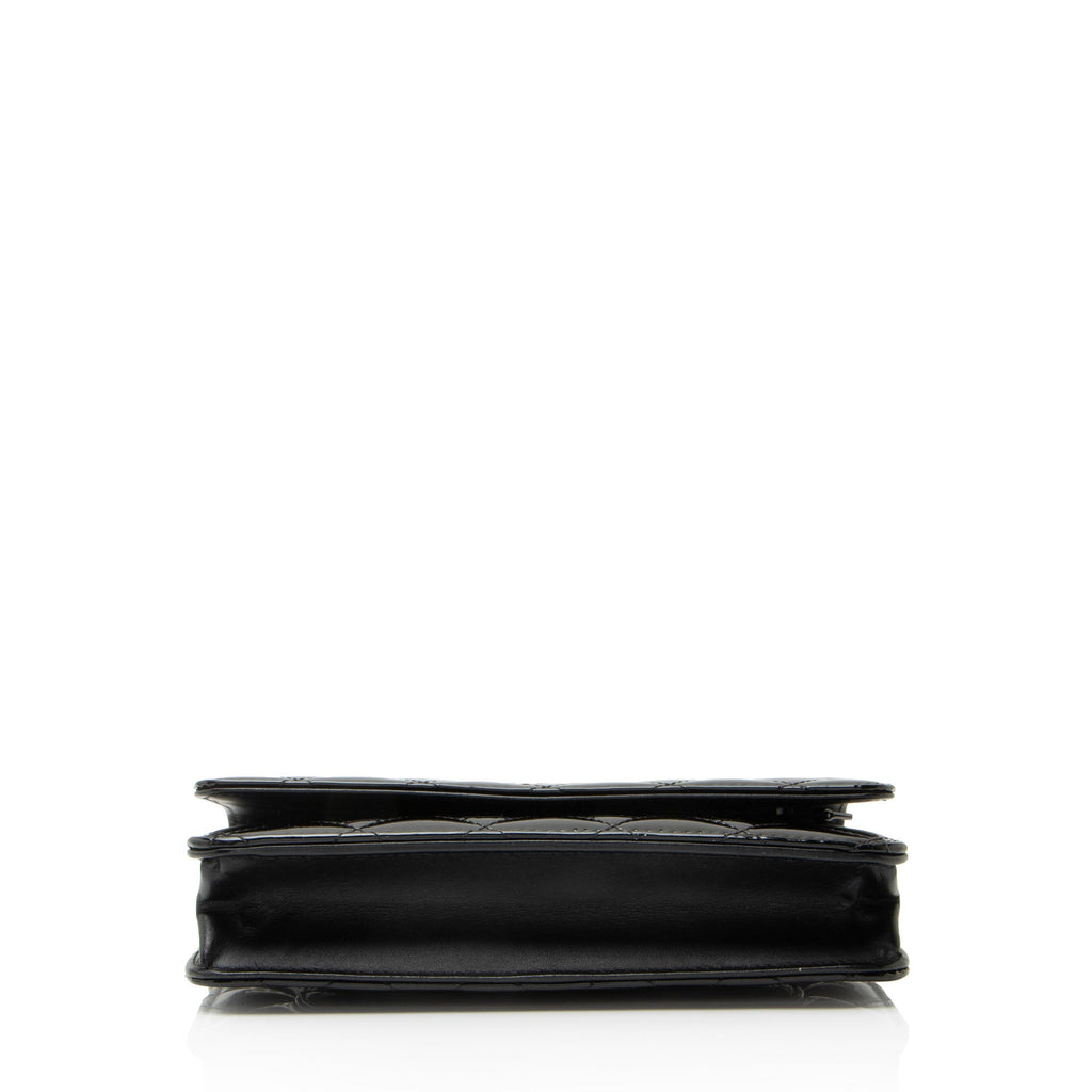 Chanel Patent Leather Classic Wallet on Chain