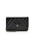 Chanel Patent Leather Classic Wallet on Chain