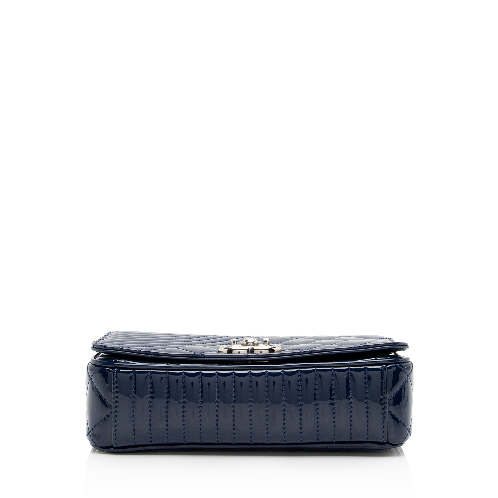 Chanel Patent Leather Coco Boy Small Flap Bag (SHF-mwPK8i)