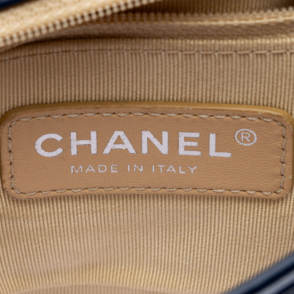 Chanel Patent Leather Coco Boy Small Flap Bag (SHF-mwPK8i)