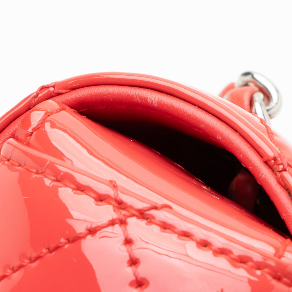 Chanel Patent Leather Coco Boy Small Flap Bag