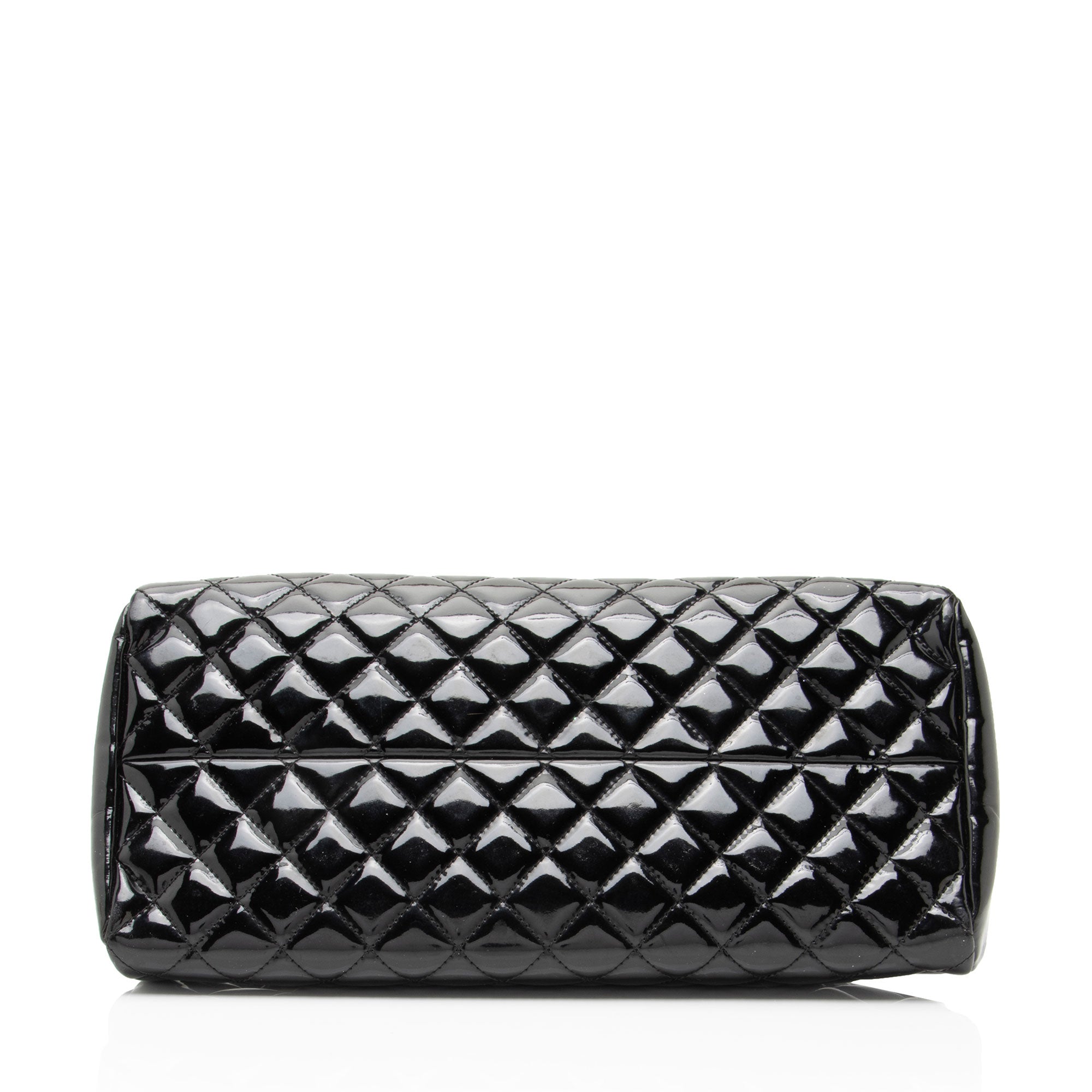 Chanel Patent Leather Just Mademoiselle Bowler Bag