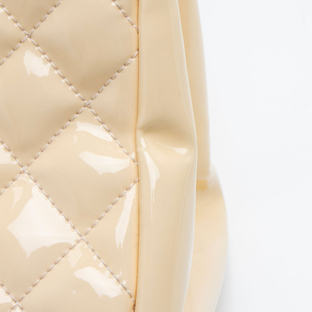 Chanel Patent Leather Just Mademoiselle Large Bowler Bag