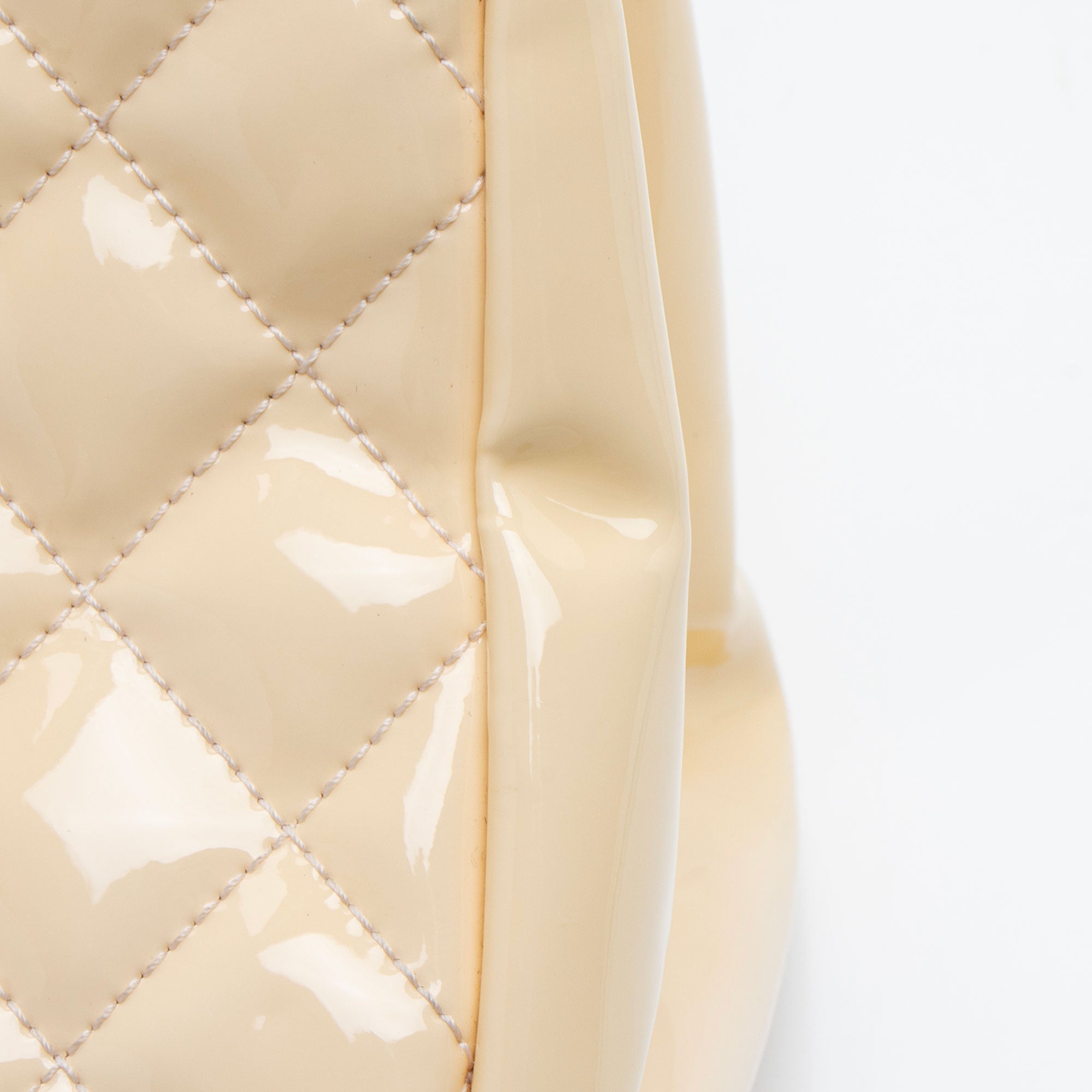 Chanel Patent Leather Just Mademoiselle Large Bowler Bag