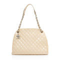 Chanel Patent Leather Just Mademoiselle Large Bowler Bag