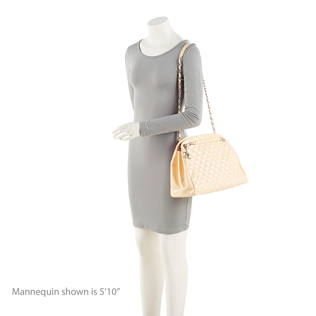 Chanel Patent Leather Just Mademoiselle Large Bowler Bag