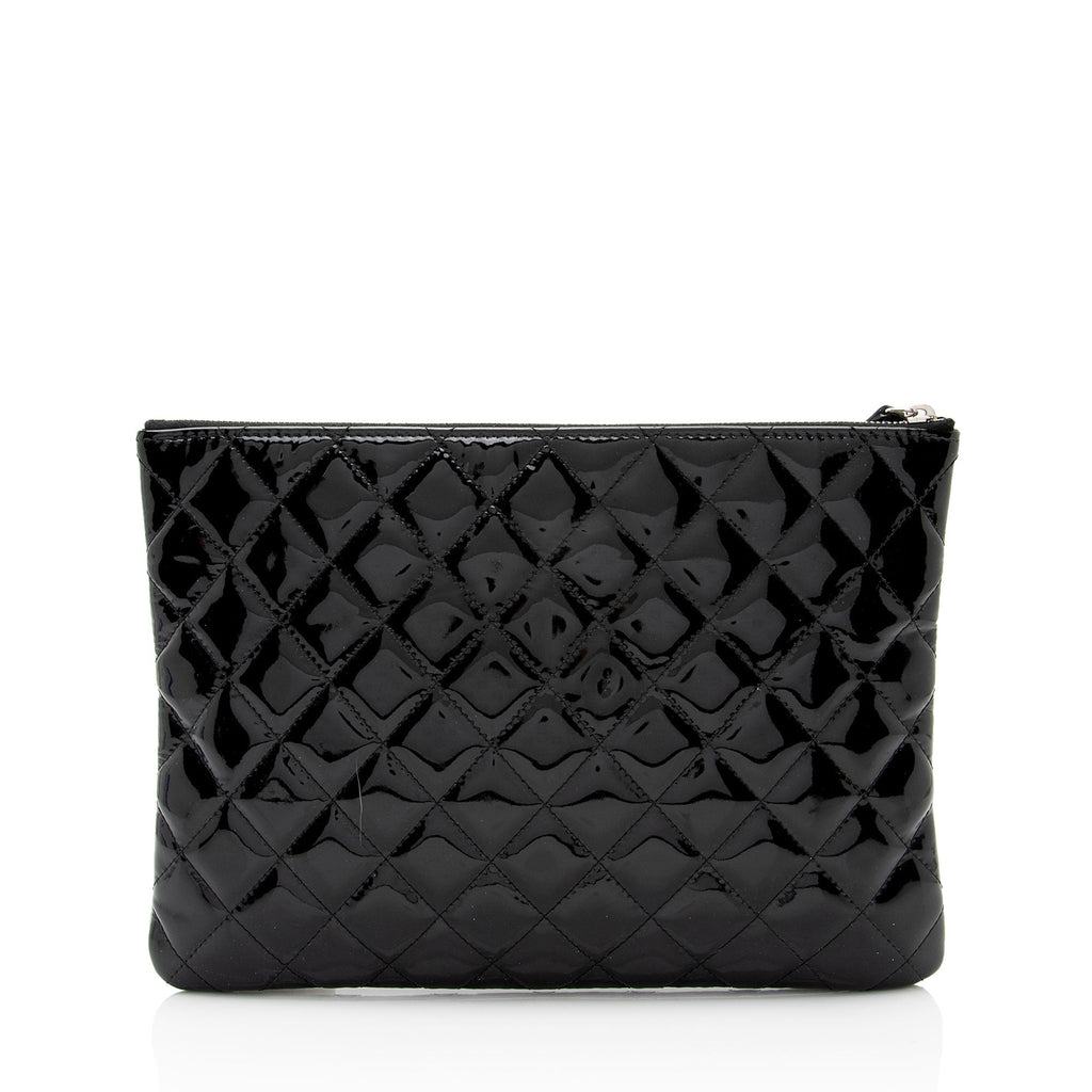 Chanel Patent Leather Medium O-Case (SHF-aLyKNf)