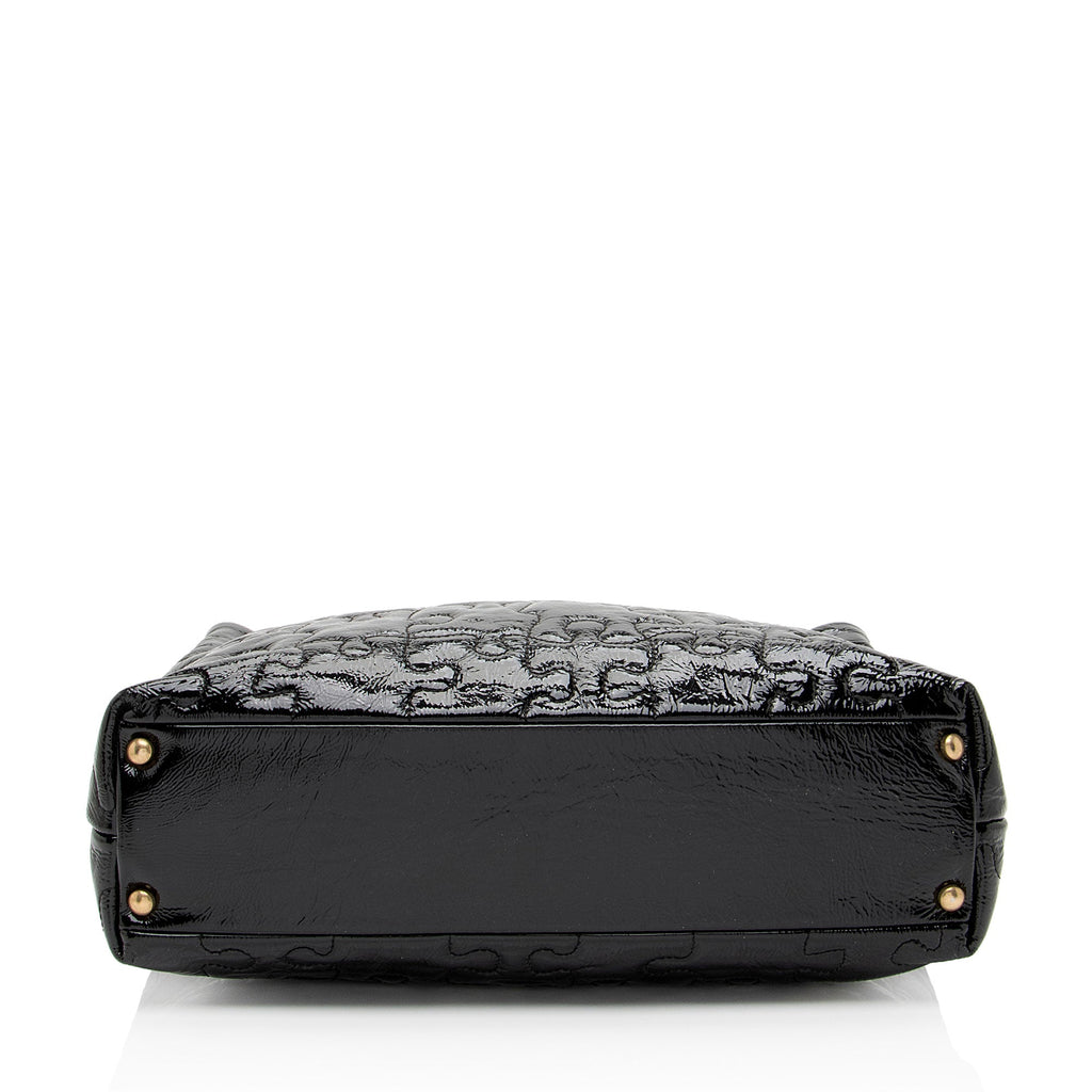 Chanel Patent Leather Puzzle Tote