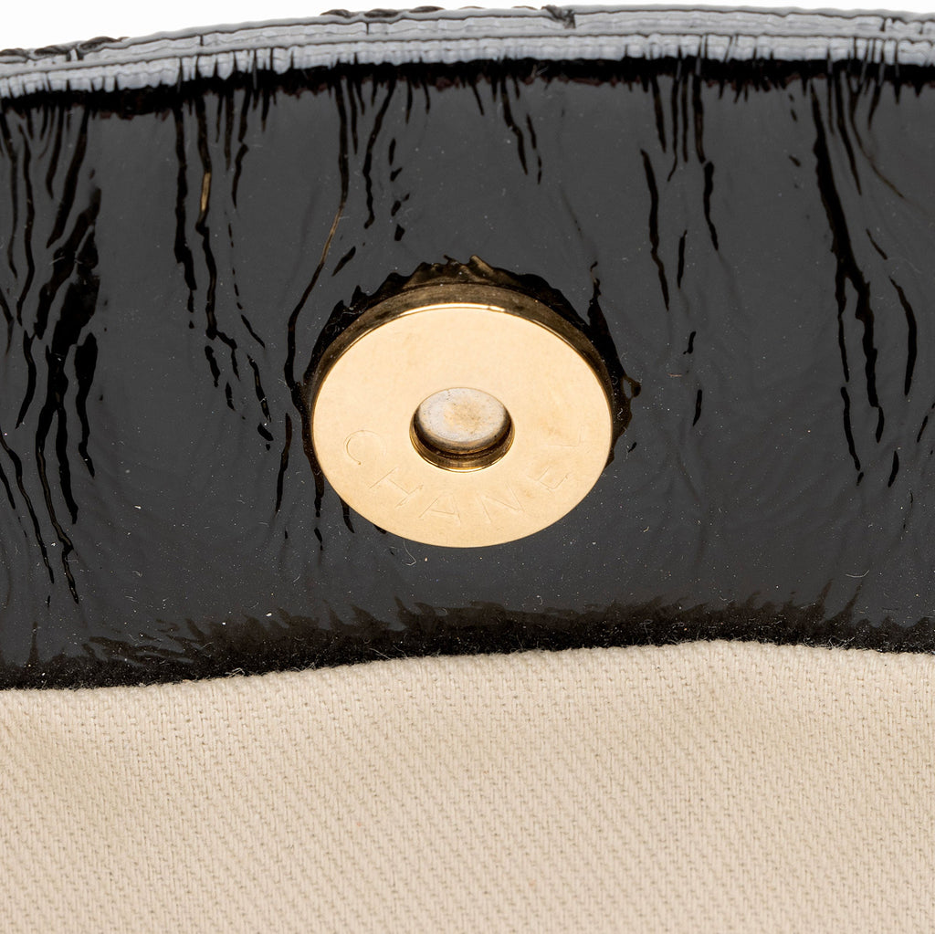 Chanel Patent Leather Puzzle Tote