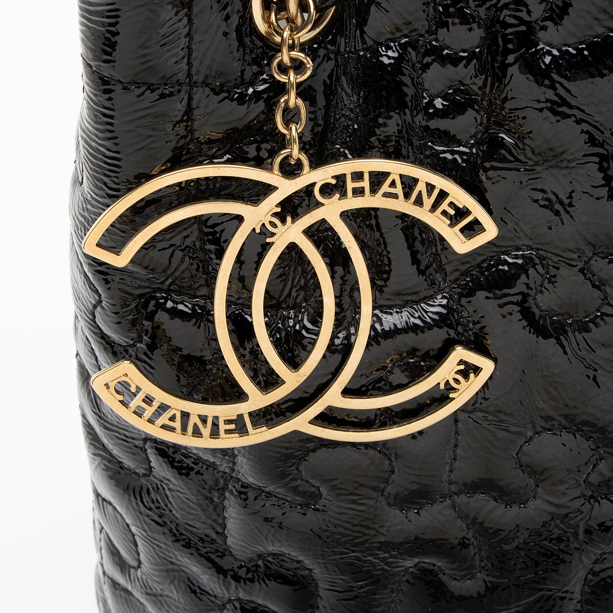 Chanel Patent Leather Puzzle Tote