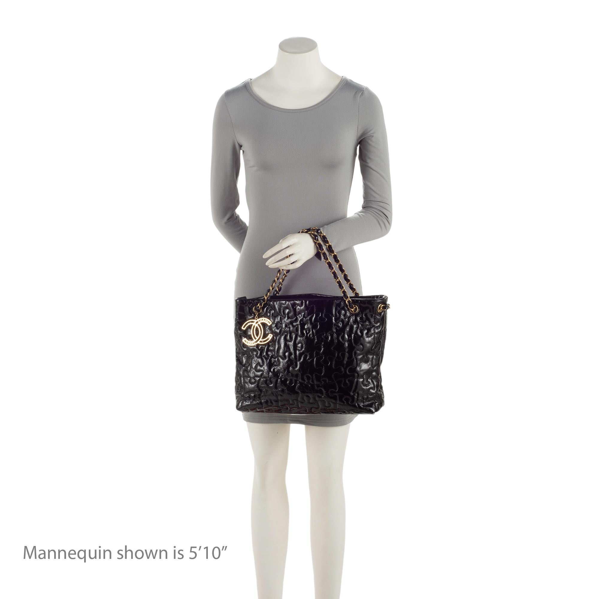 Chanel Patent Leather Puzzle Tote