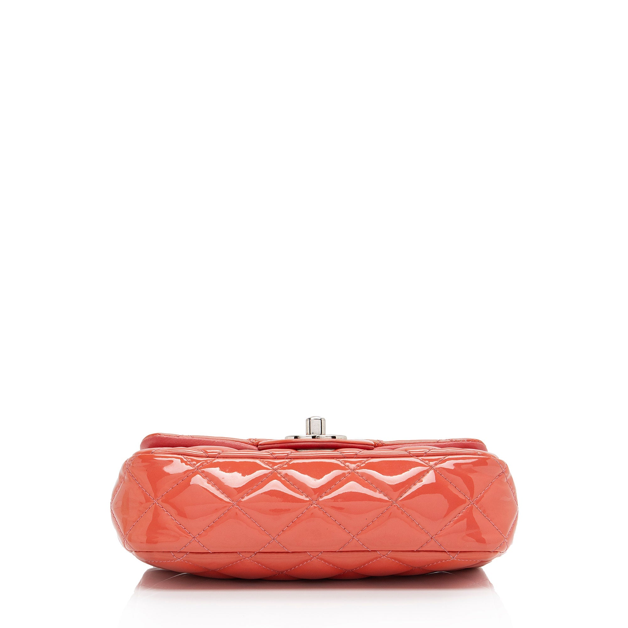 Chanel Patent Leather Rectangular Extra Mini Flap Bag