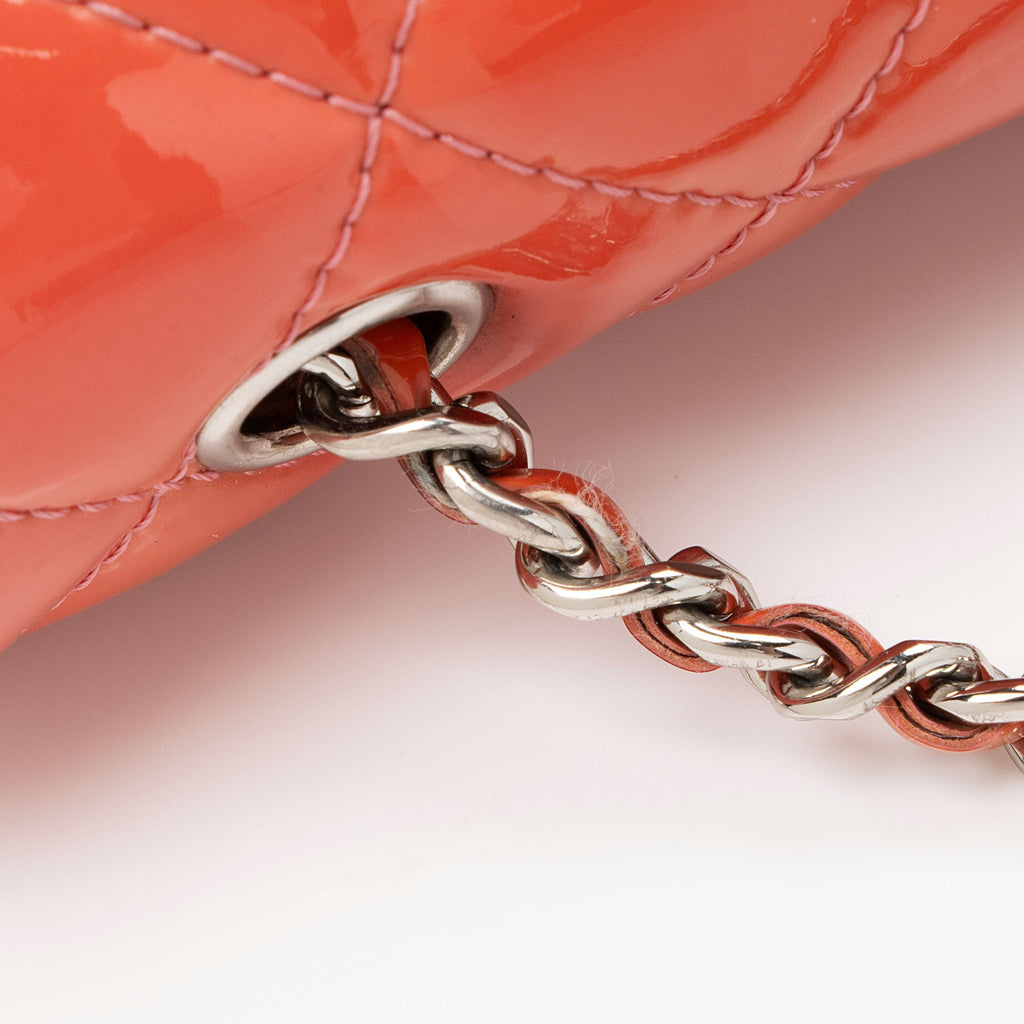 Chanel Patent Leather Rectangular Extra Mini Flap Bag
