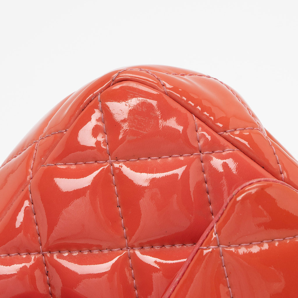 Chanel Patent Leather Rectangular Extra Mini Flap Bag