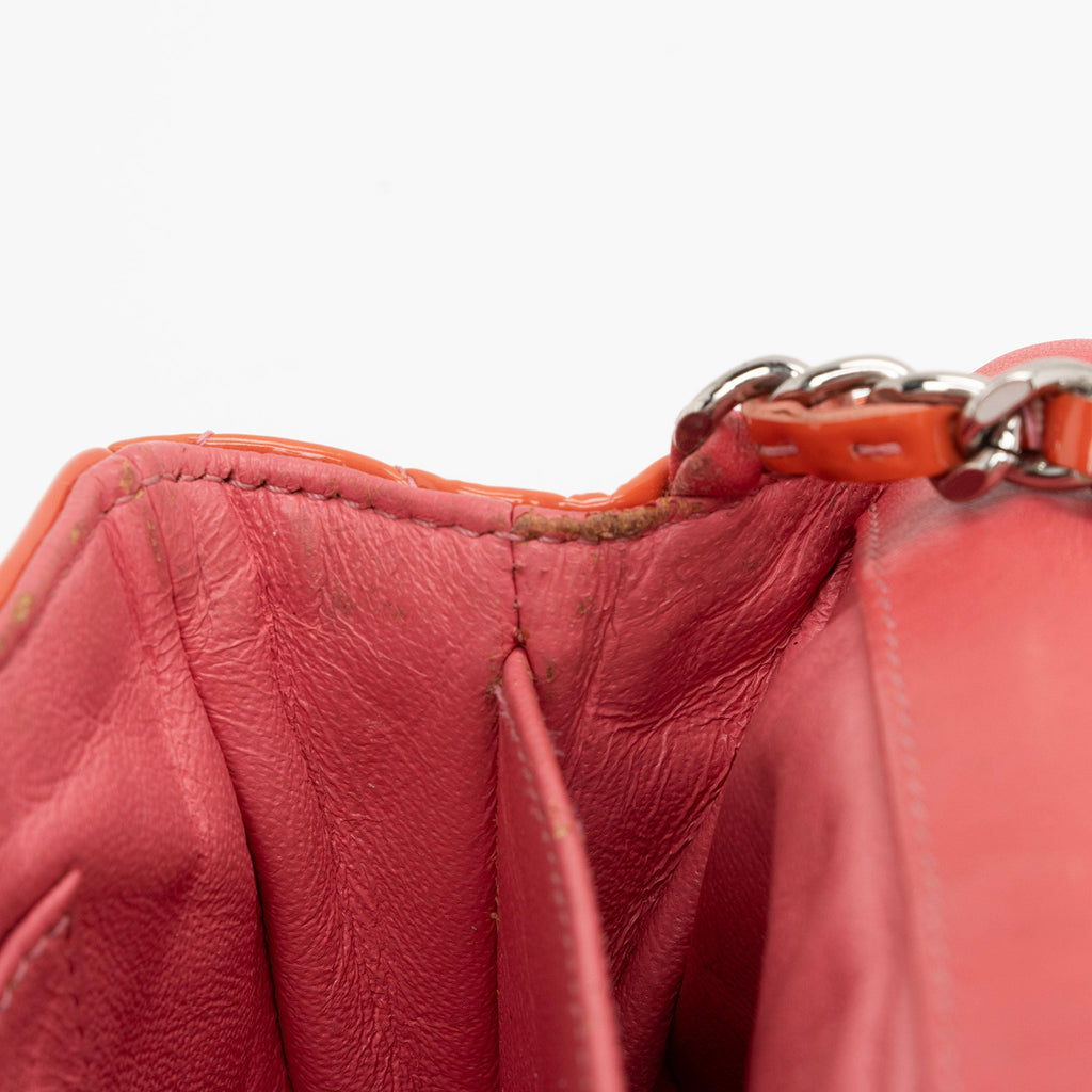 Chanel Patent Leather Rectangular Extra Mini Flap Bag