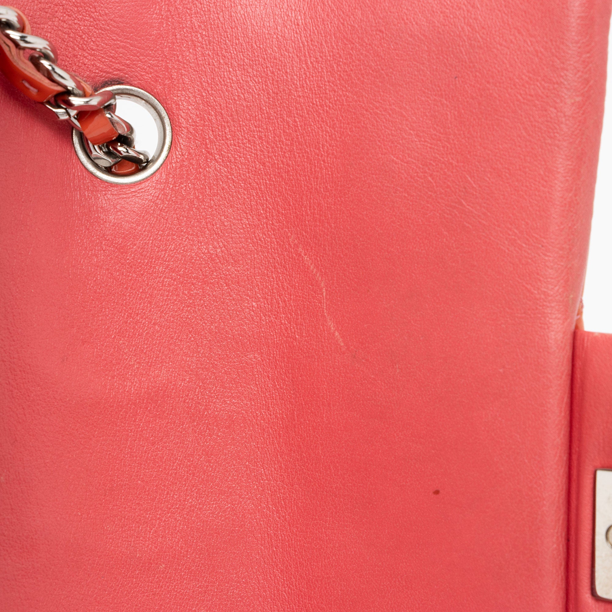 Chanel Patent Leather Rectangular Extra Mini Flap Bag
