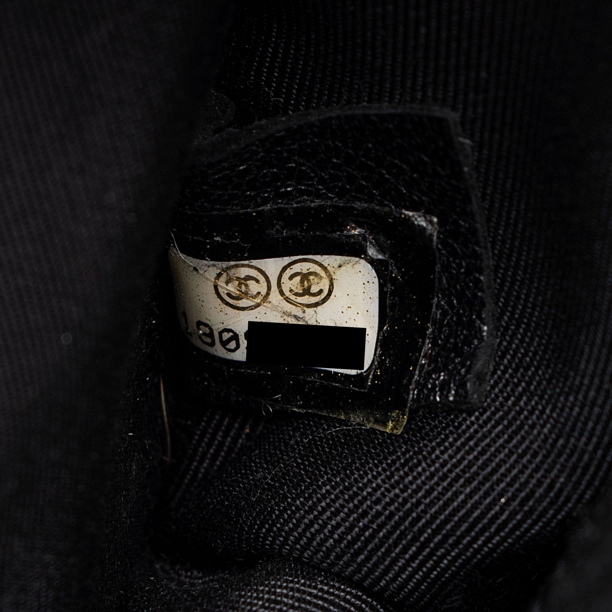 Chanel Patent Leather Striped Plexiglass Brick Boy Mini Flap Bag (SHF-0FlNDK)
