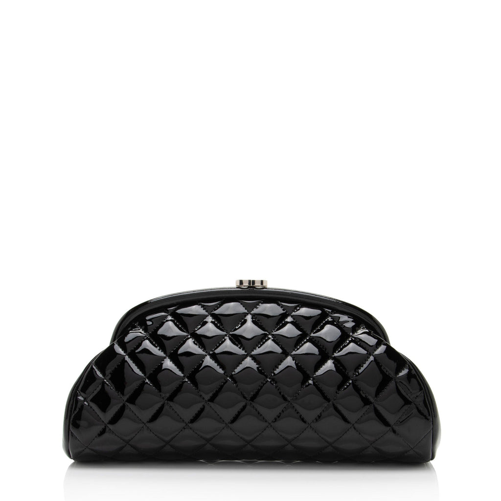 Chanel Patent Leather Timeless Clutch (SHF-QRt3pK)