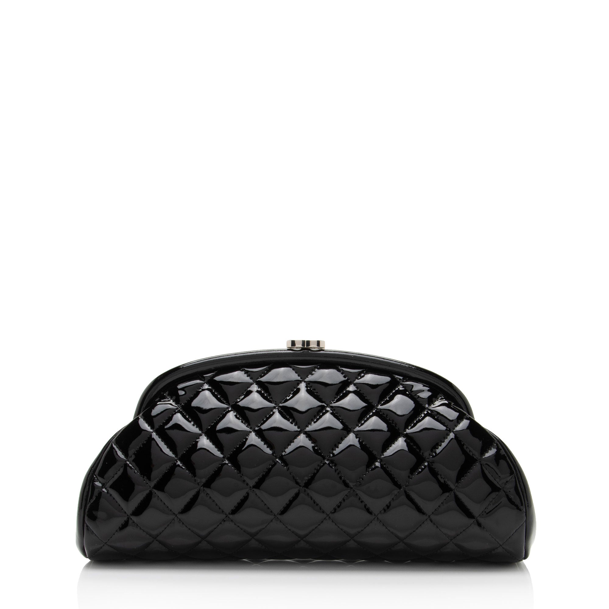 Chanel Patent Leather Timeless Clutch (SHF-QRt3pK)