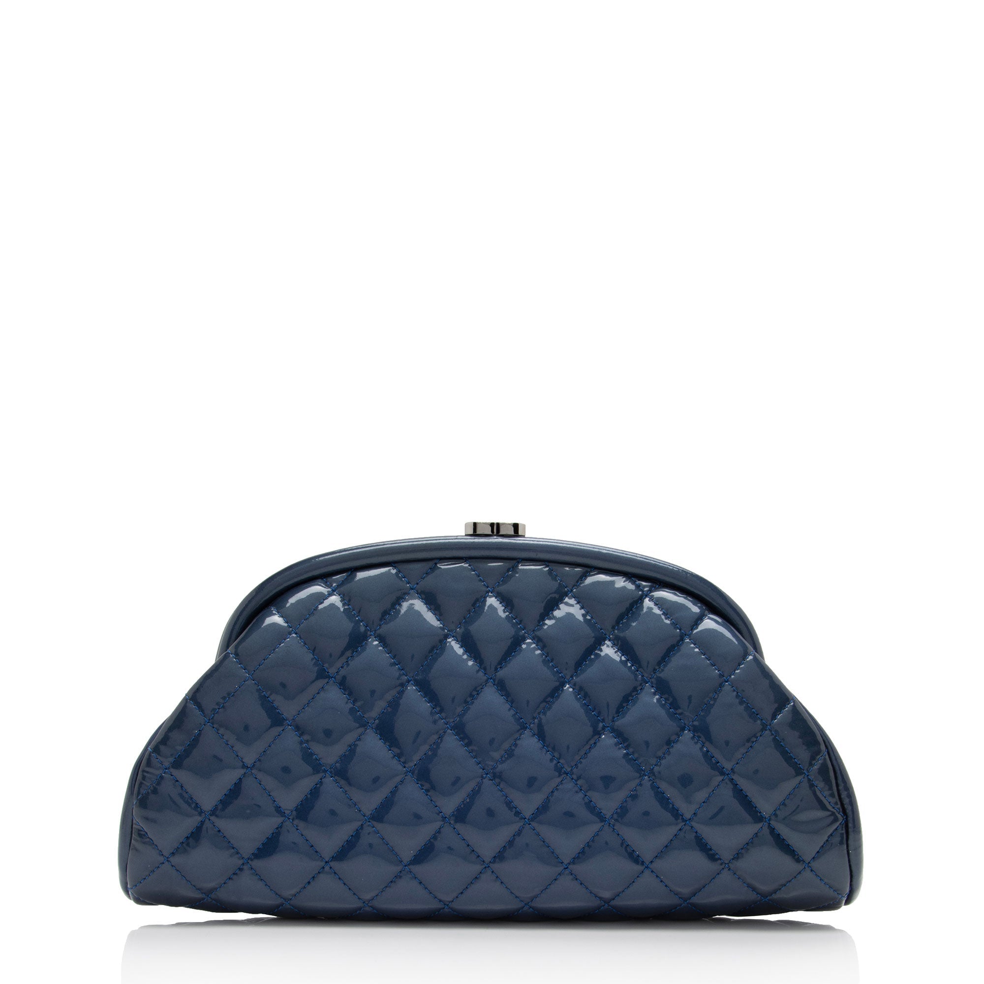 Chanel Patent Leather Timeless Clutch (SHF-UYzBin)